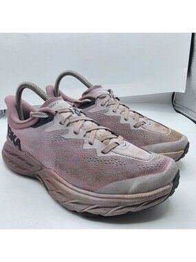Hoka One One Speedgoat 5 Womens Size 7 Pink Trail Running Shoes Vibram Soles